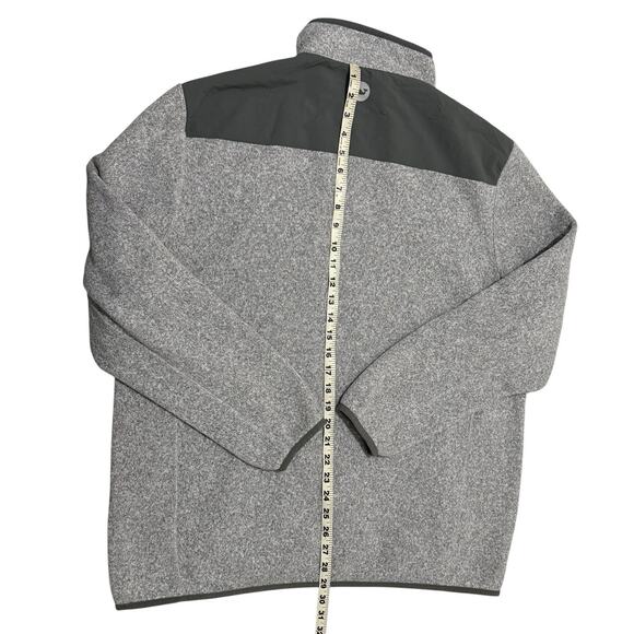 Vineyard Vines Gray Heather Quarter Zip Pullover Sweater Men Size XL - Picture 6 of 6